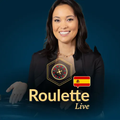 Miniatura de una mesa de ruleta en vivo dentro del catálogo del sitio argentino de la marca.